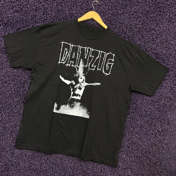 Danzig Video Concert VHS Cover Heavy Metal Band T-Shirt XL - Picture 3 of 4